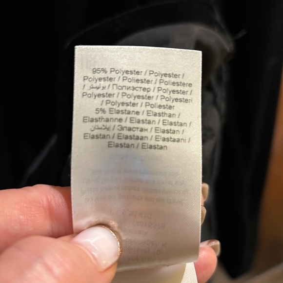 Black Velour Top - Picture 6 of 7